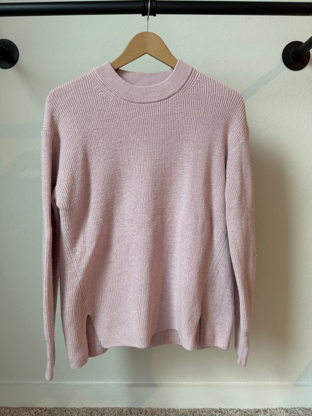Lululemon Merino Wool-Blend Ribbed Crewneck Sweater
